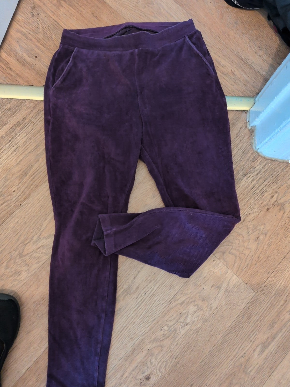 Lands End Medium Purple Stretch Trousers