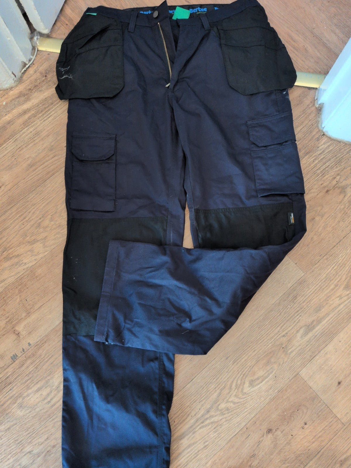 Bertee 34T Navy Uniform Cargo Work Trousers