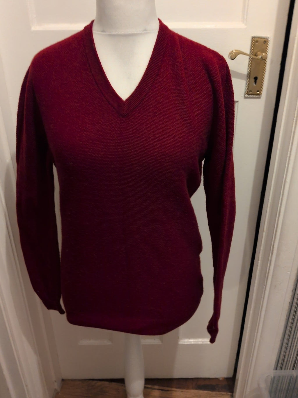 Hammond&Co Small Purple V Neck Pullover Jumper