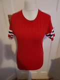 Mens Only & Sons Size Small Red Round Neck Tshirt