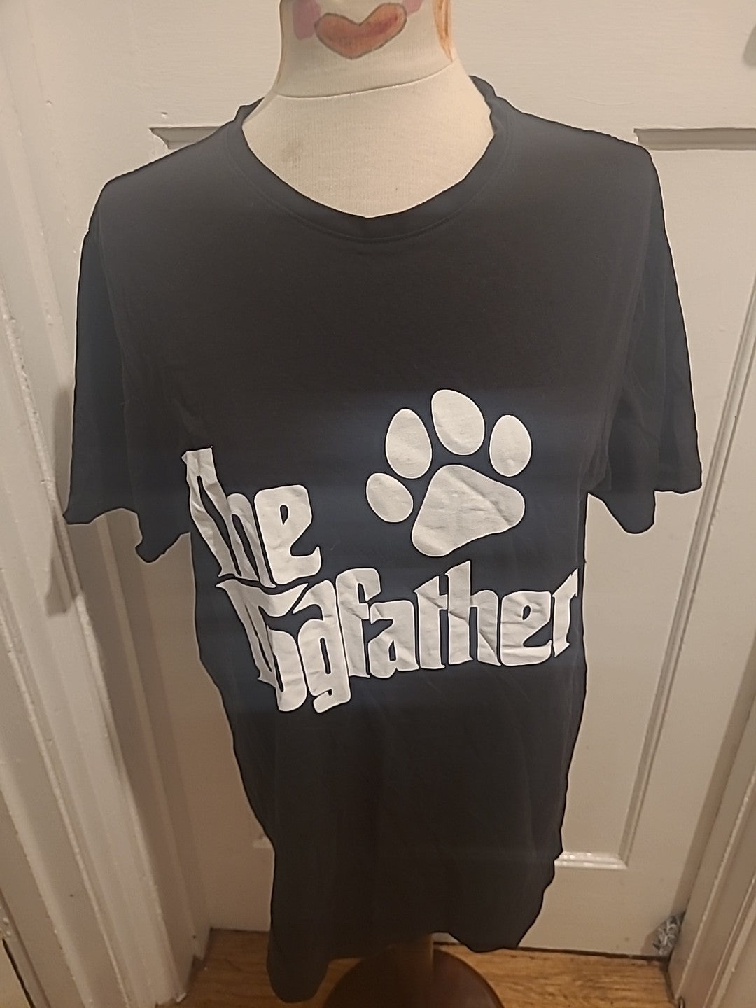 Mens The Dog Father Black Short Sleeve Top