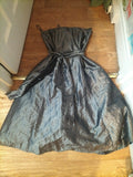 Ladies Geroge size 12 dark grey sleeveless dress