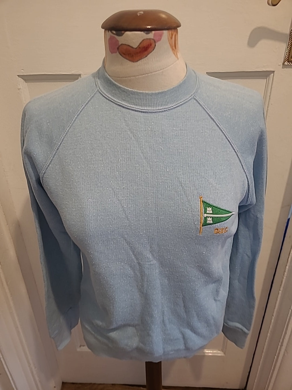 Mens Size Medium Pale Blue DYC Pullover Jumper