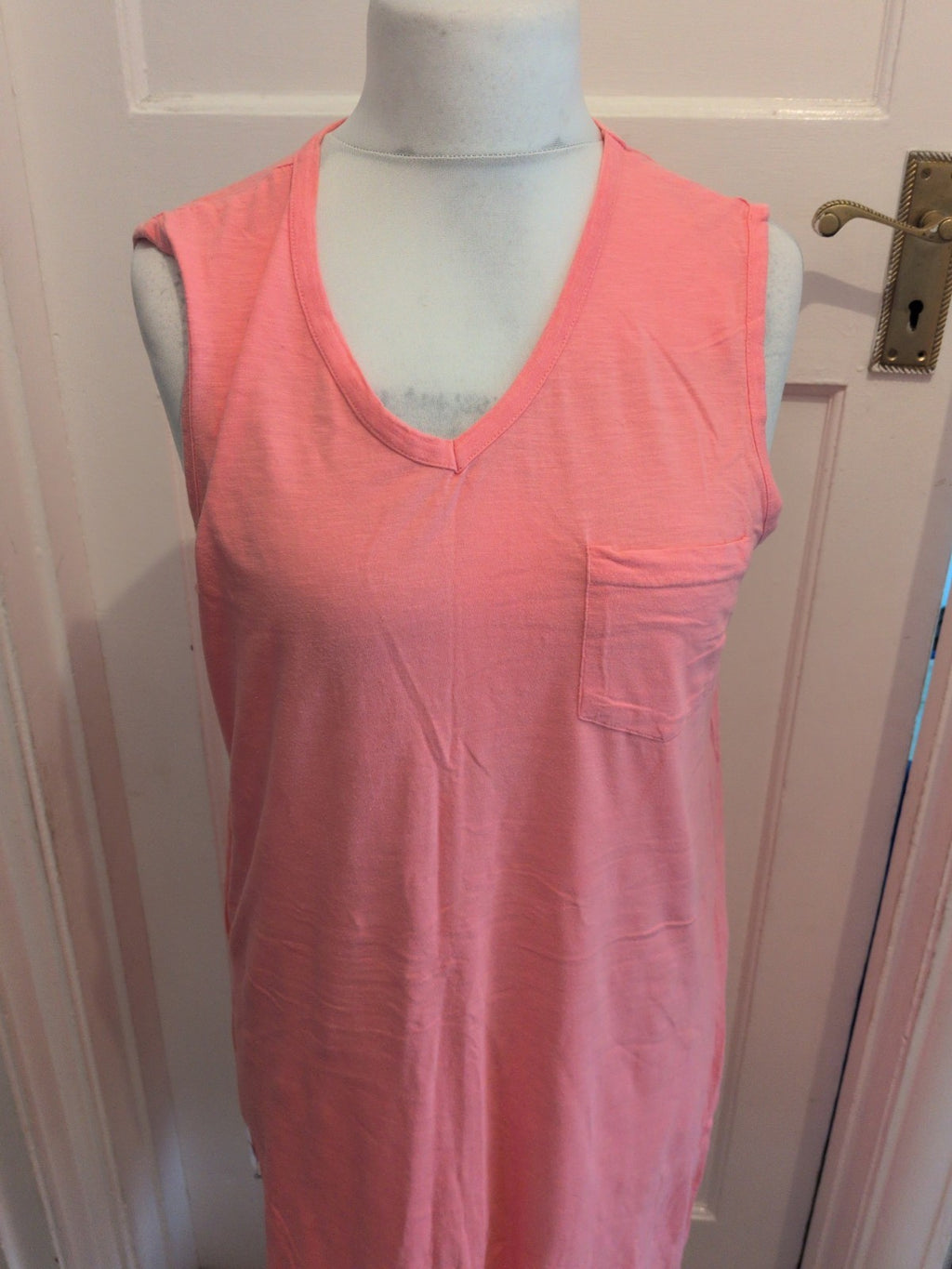 Peacocks 14-16 Pink Sleeveless Night Dress