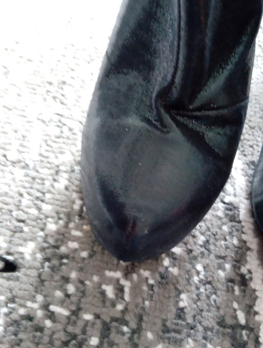 Ladies Platform Black Boots Size 38 H&M Free Delivery