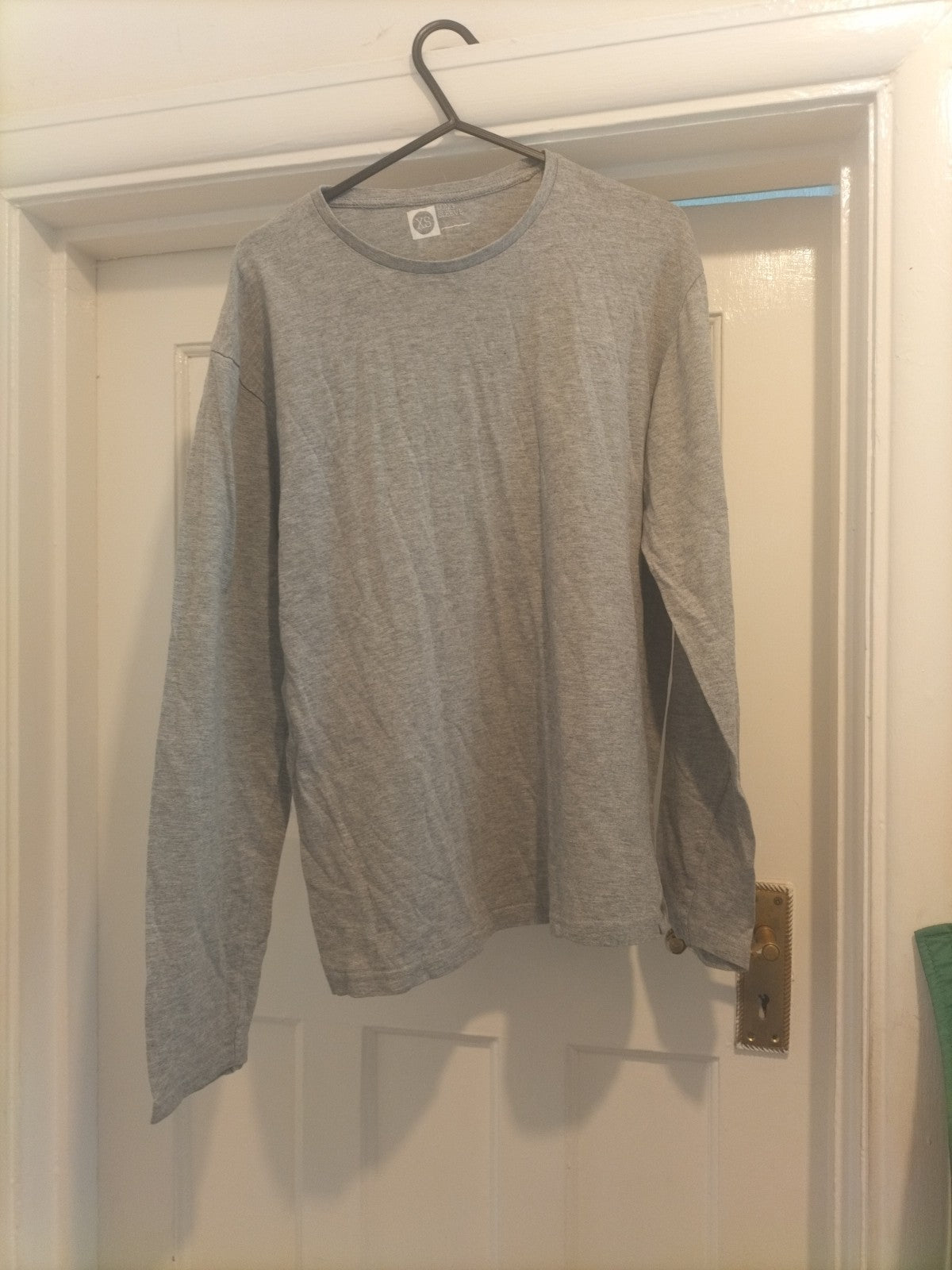 Mens Primark Size XS Grey Long Sleeved Tshirt