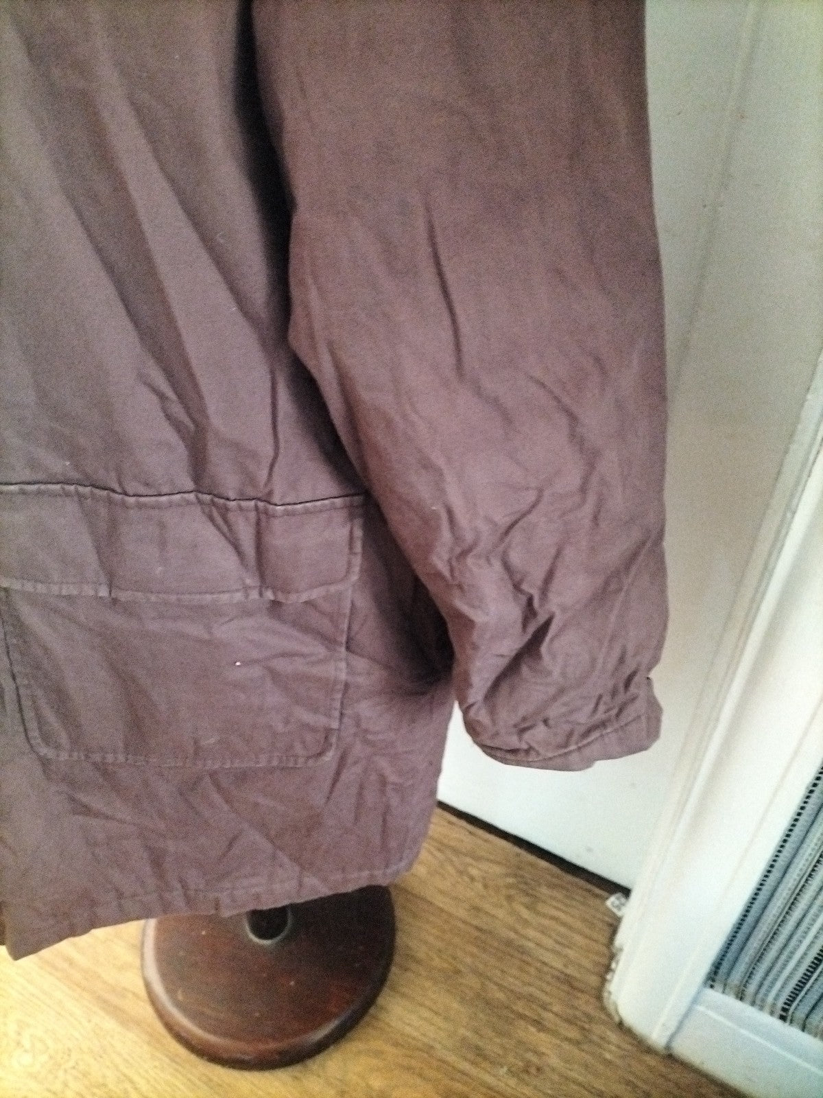 Ladies Dannimac Size XL Brown Lined Hooded Coat