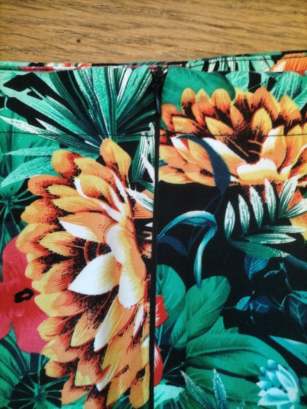 Ladies Size Small Multi Coloured Floral Mini Wrap Style Skirt