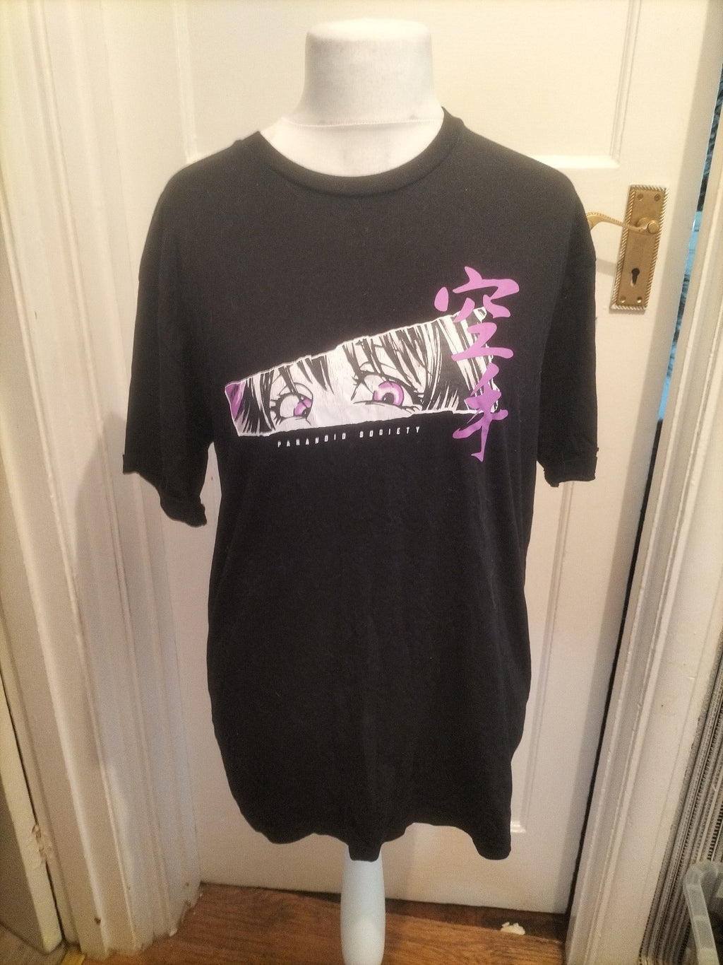 Mens FABN Size L Relaxed Fit Print Short Sleeved Tshirt
