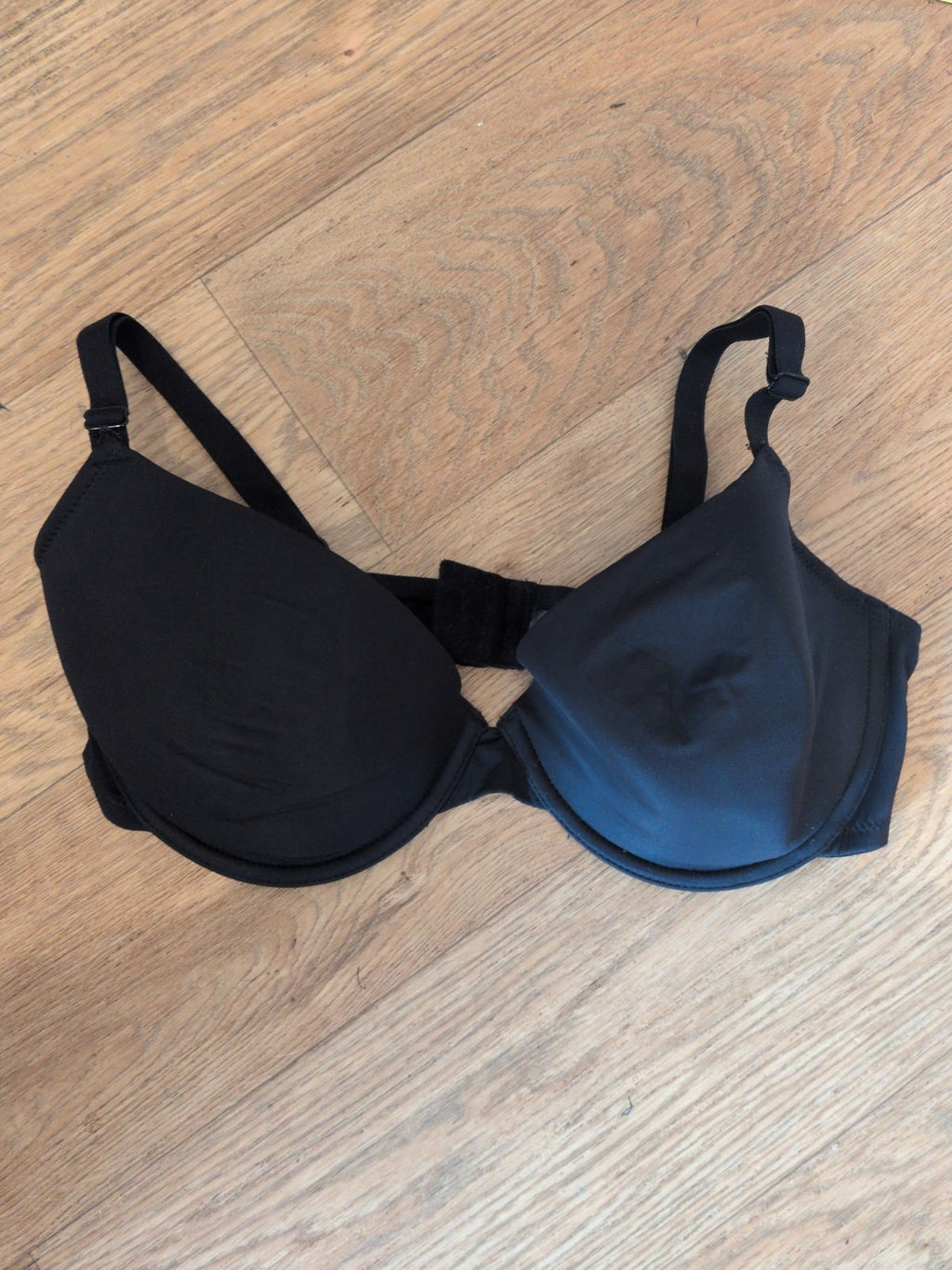 Ladies Tu Size 36c Black Padded And Wired Bra