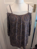 Papaya 14 Multi Aztec Half Sleeve Blouse