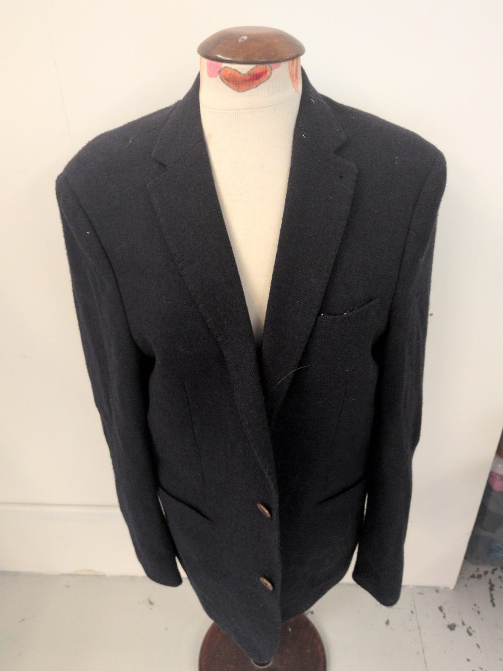Next 42 Long Navy Lined Suit Jacket