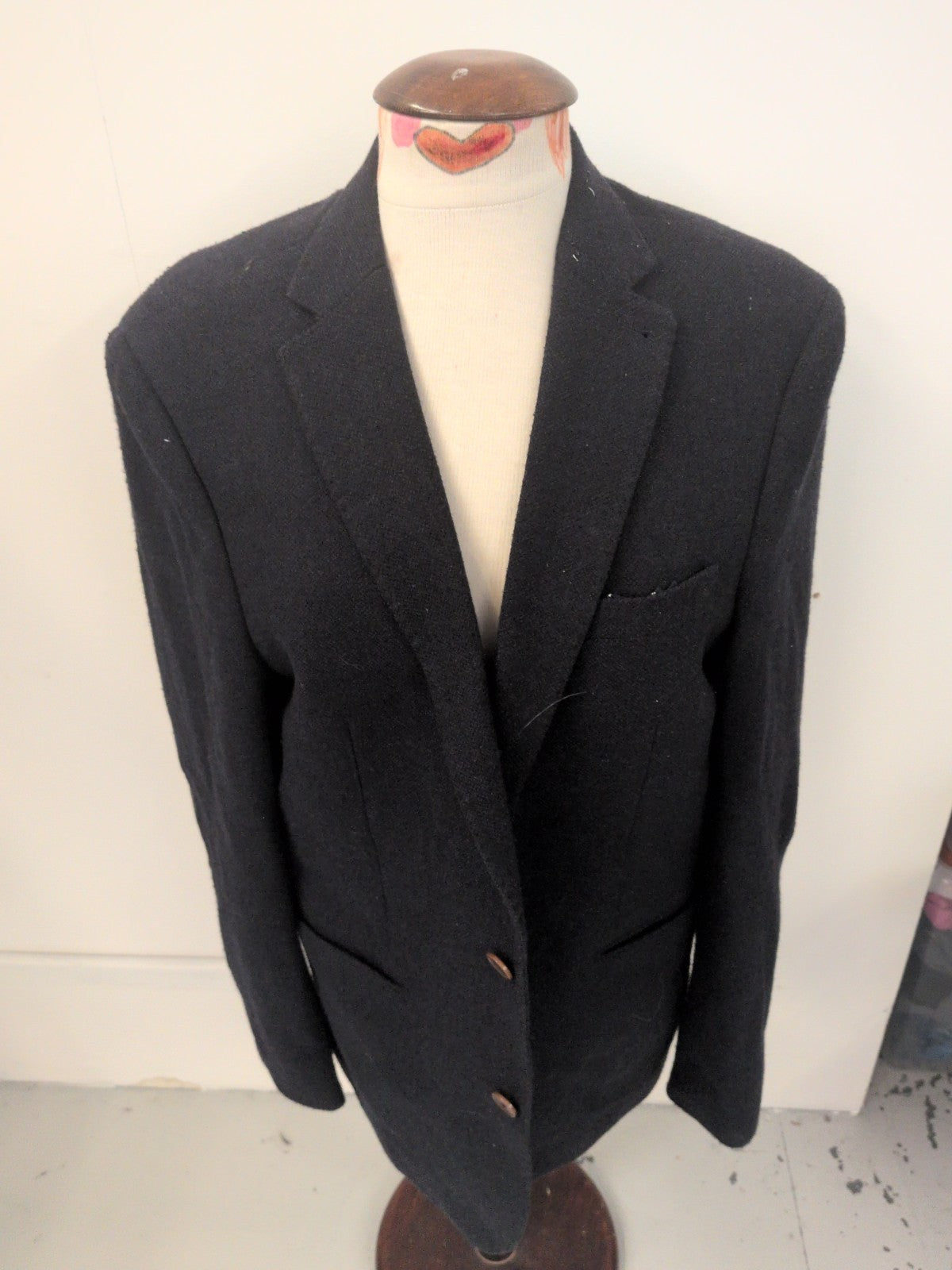 Next 42 Long Navy Lined Suit Jacket