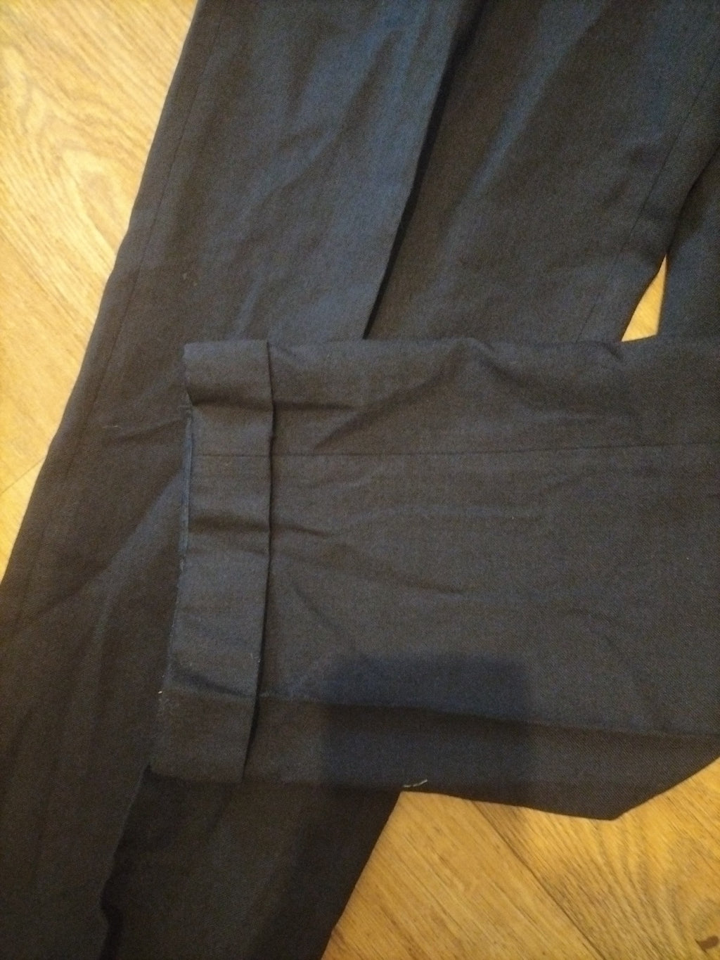 Mens St Michael Size 36x31 Navy Dress Formal Trousers