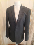 Mens Taylor&Wright Size 40" Black Pinstripe Blazer