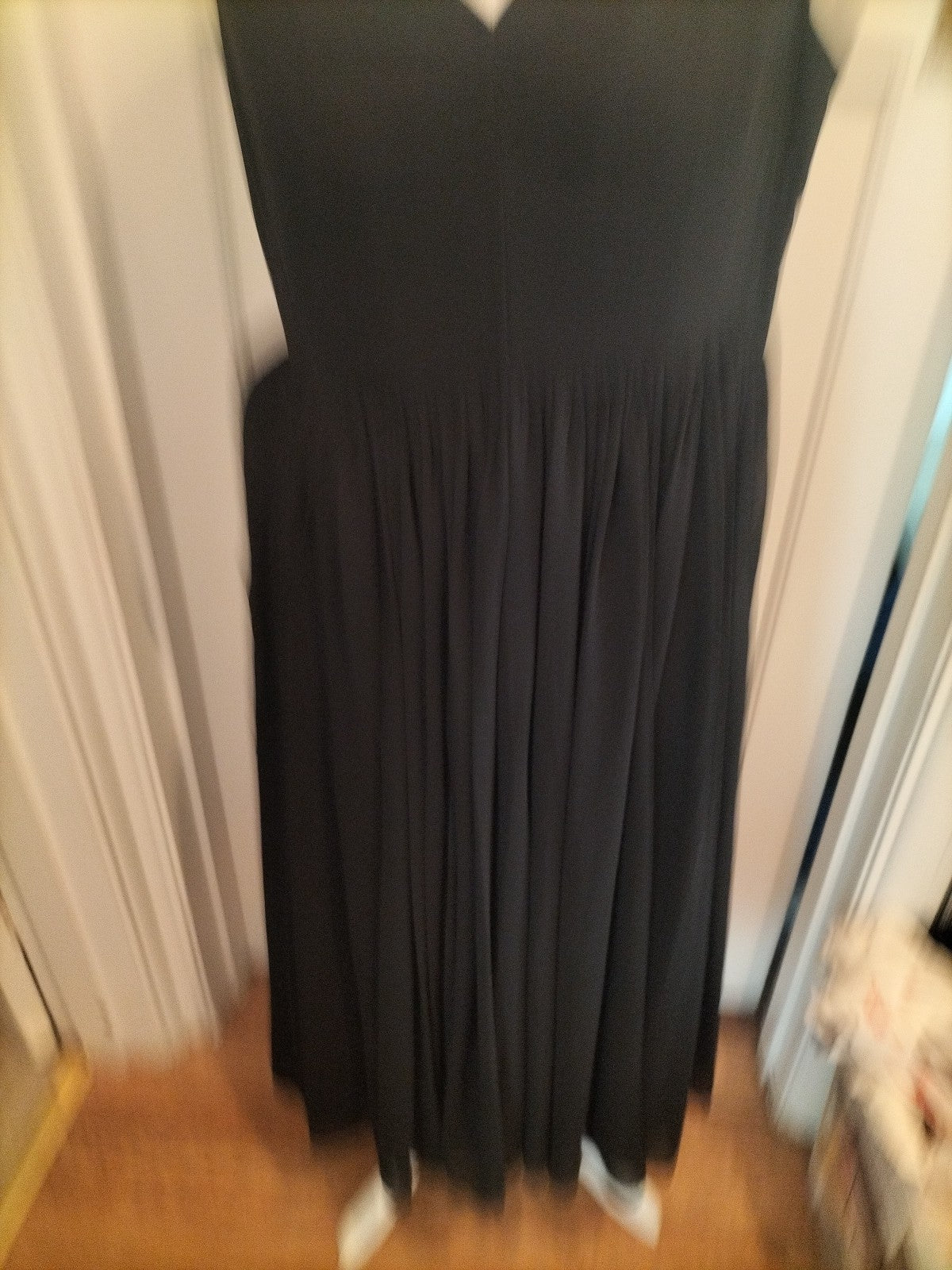 Ladies L.K.Bennett Size 12 Black Lined Sleeveless Dress