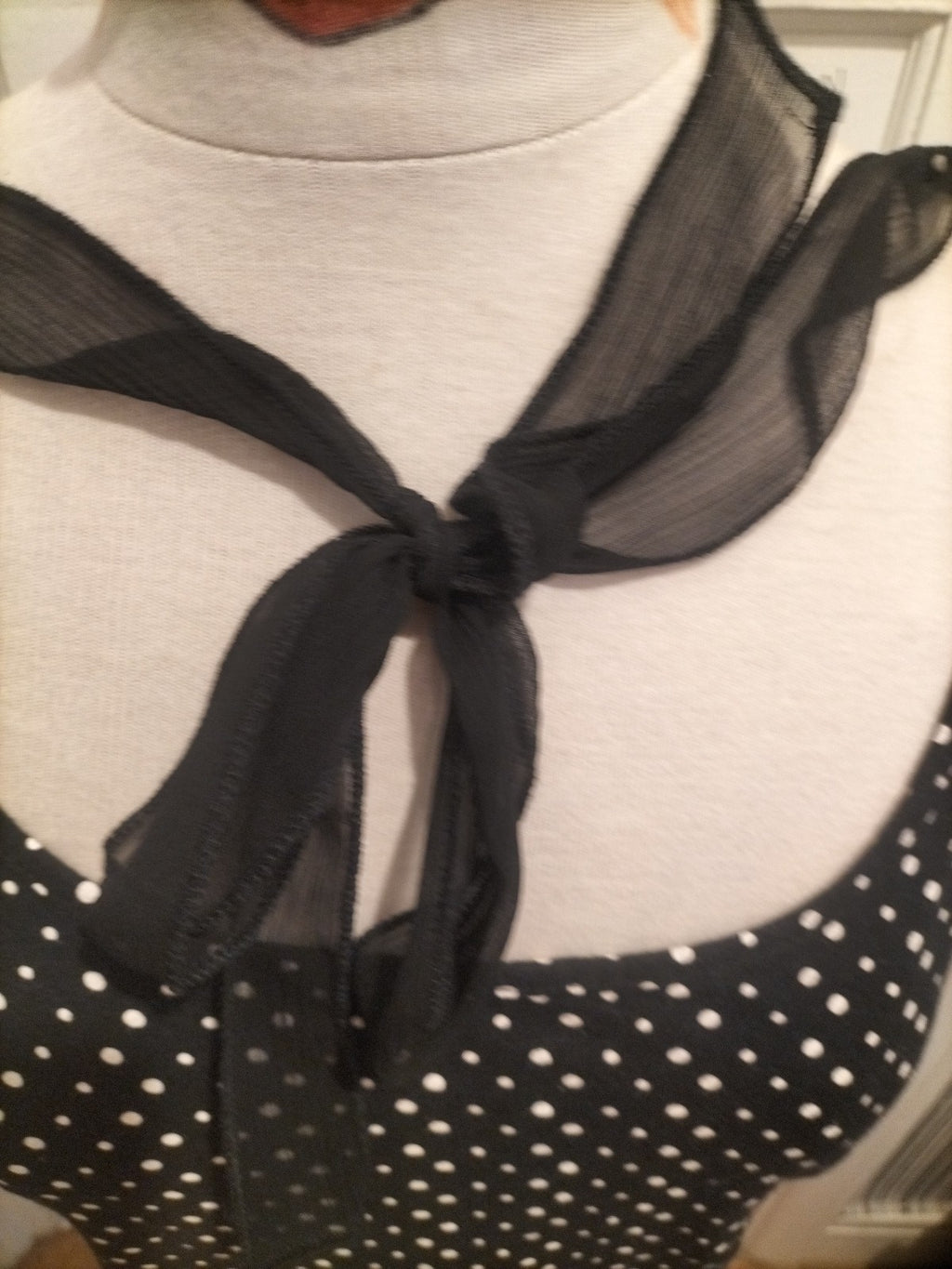 Ladies George Size 16 Polkadot Sleeveless Tshirt