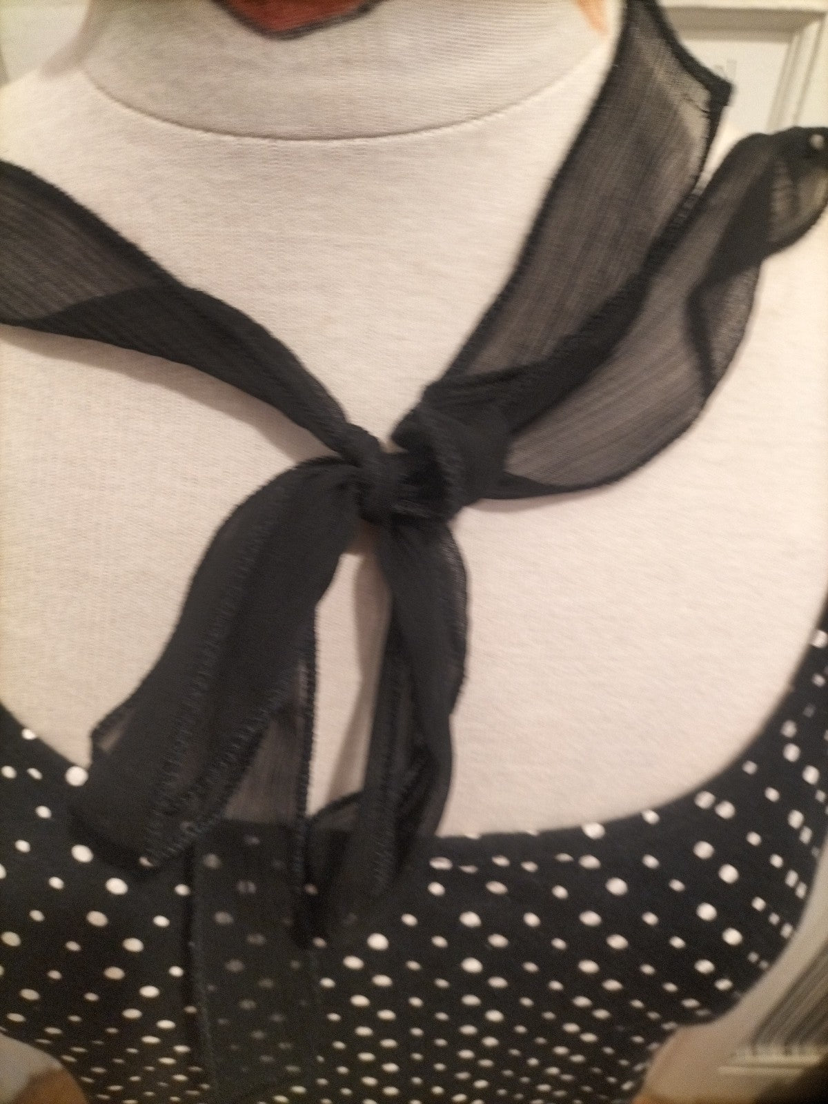 Ladies George Size 16 Polkadot Sleeveless Tshirt