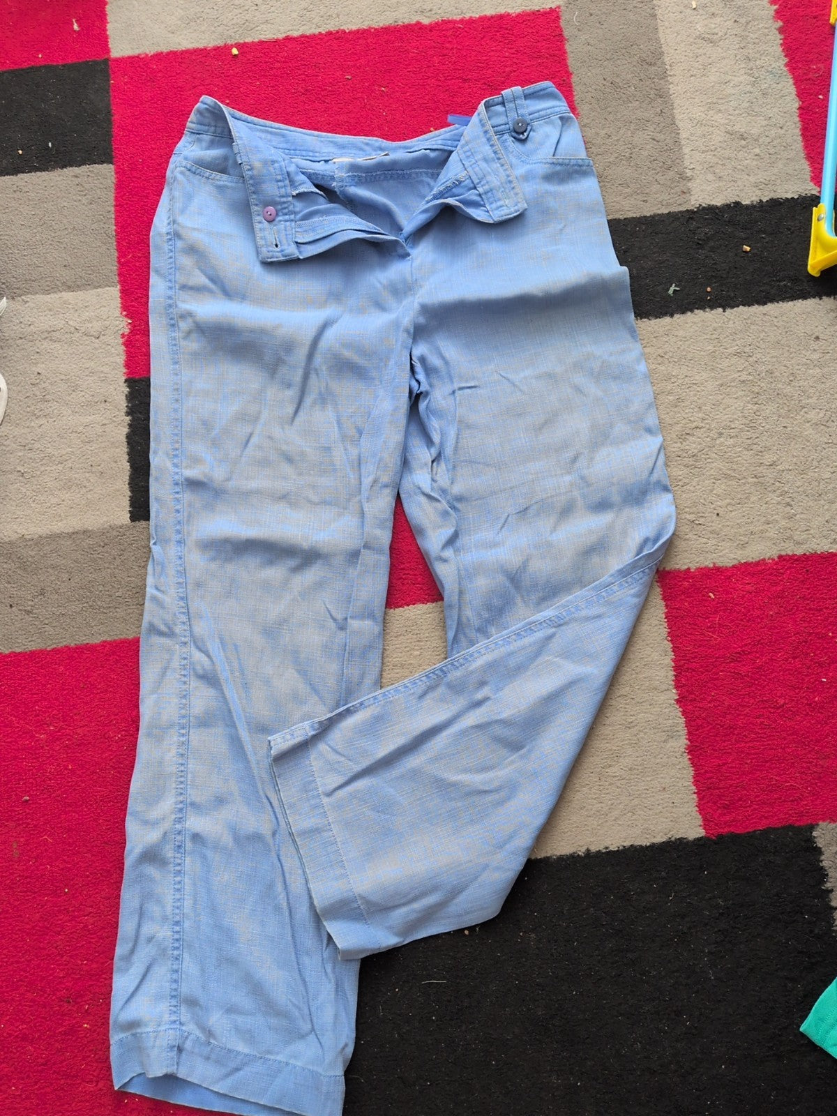 Cc Petite 10 Blue Trousers
