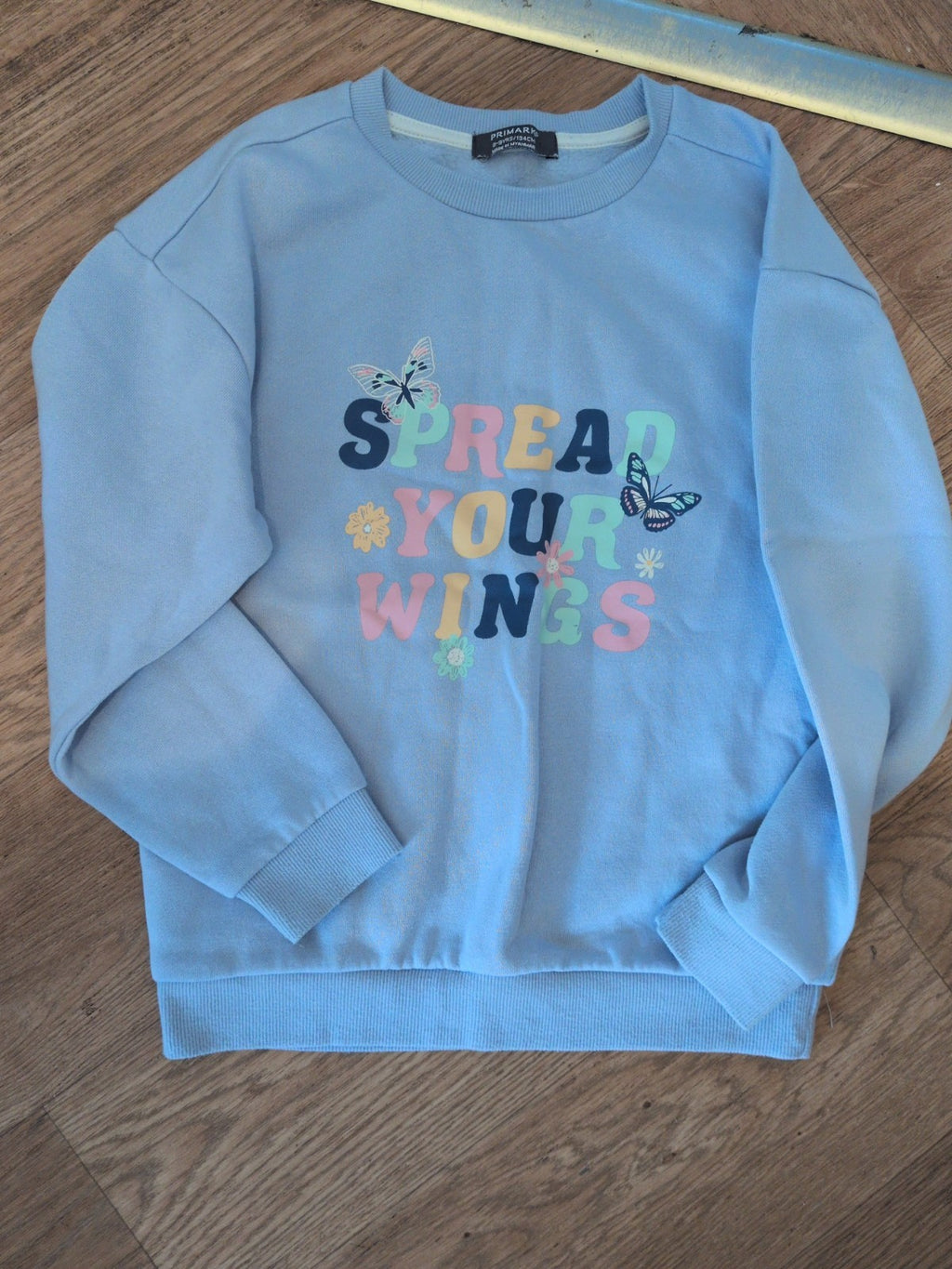 Primark 8-9 Years Blue Print Jumper