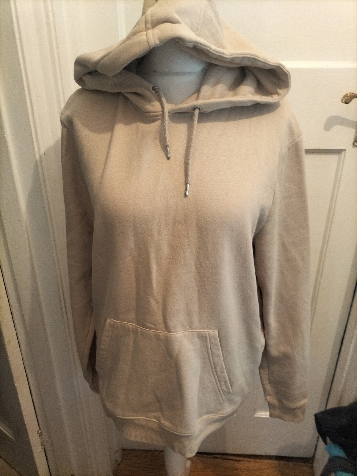 Primark XL Beige Long Sleeve Pullover Hoodie