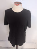 Mens Primark Black Medium Reg Fit Short Sleeve T-shirt