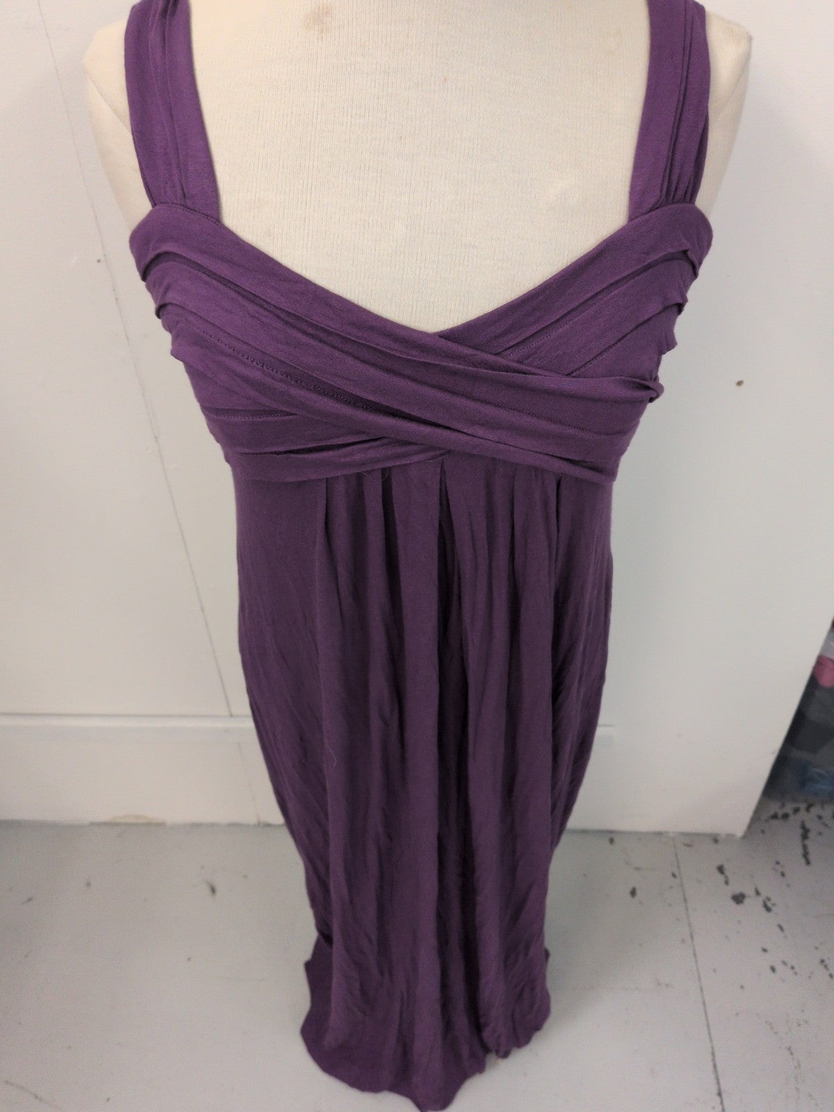Max Studio XL Purple Sleeveless Long Length Dress