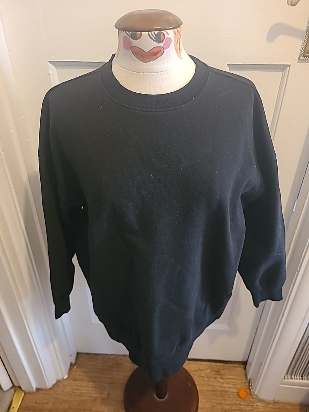 Mens Primark Size Medium Black Long Sleeve Jumper