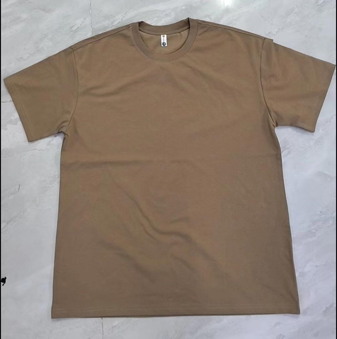 Brand New Torbayclothingco Mens 2xl Beige Cotton Short Sleeved Tshirt