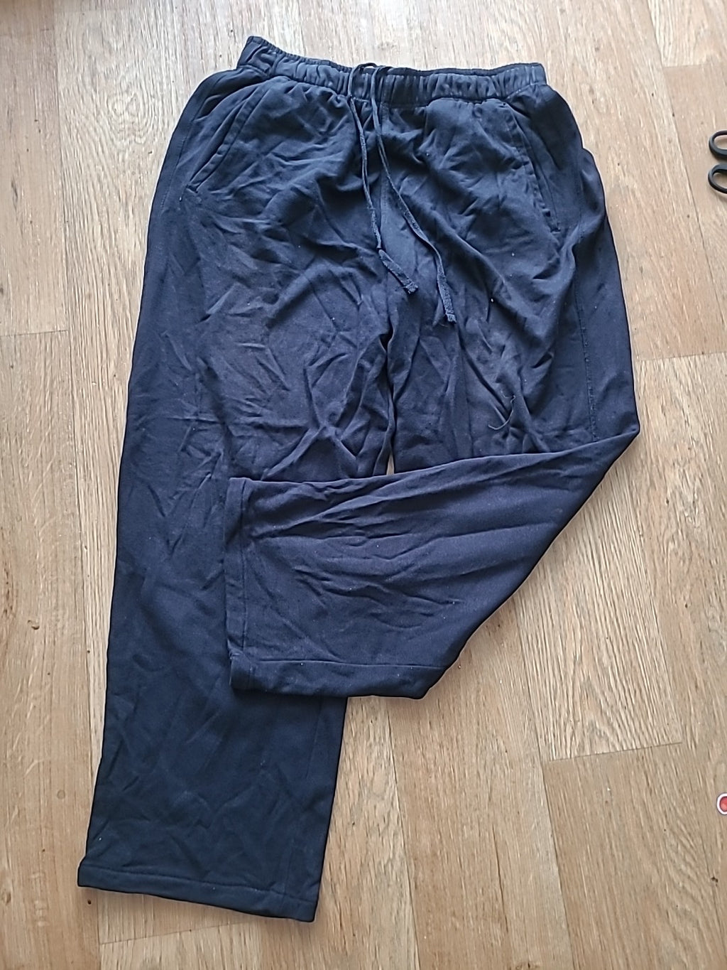 Mens Marks And Spencer Size 33-35 Navy Elasticated Pyjama Jogger
