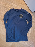Boys Petrol 152cm Navy Long Sleeved Tshirt