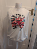 Large White Print Raised By Dolly Jumper