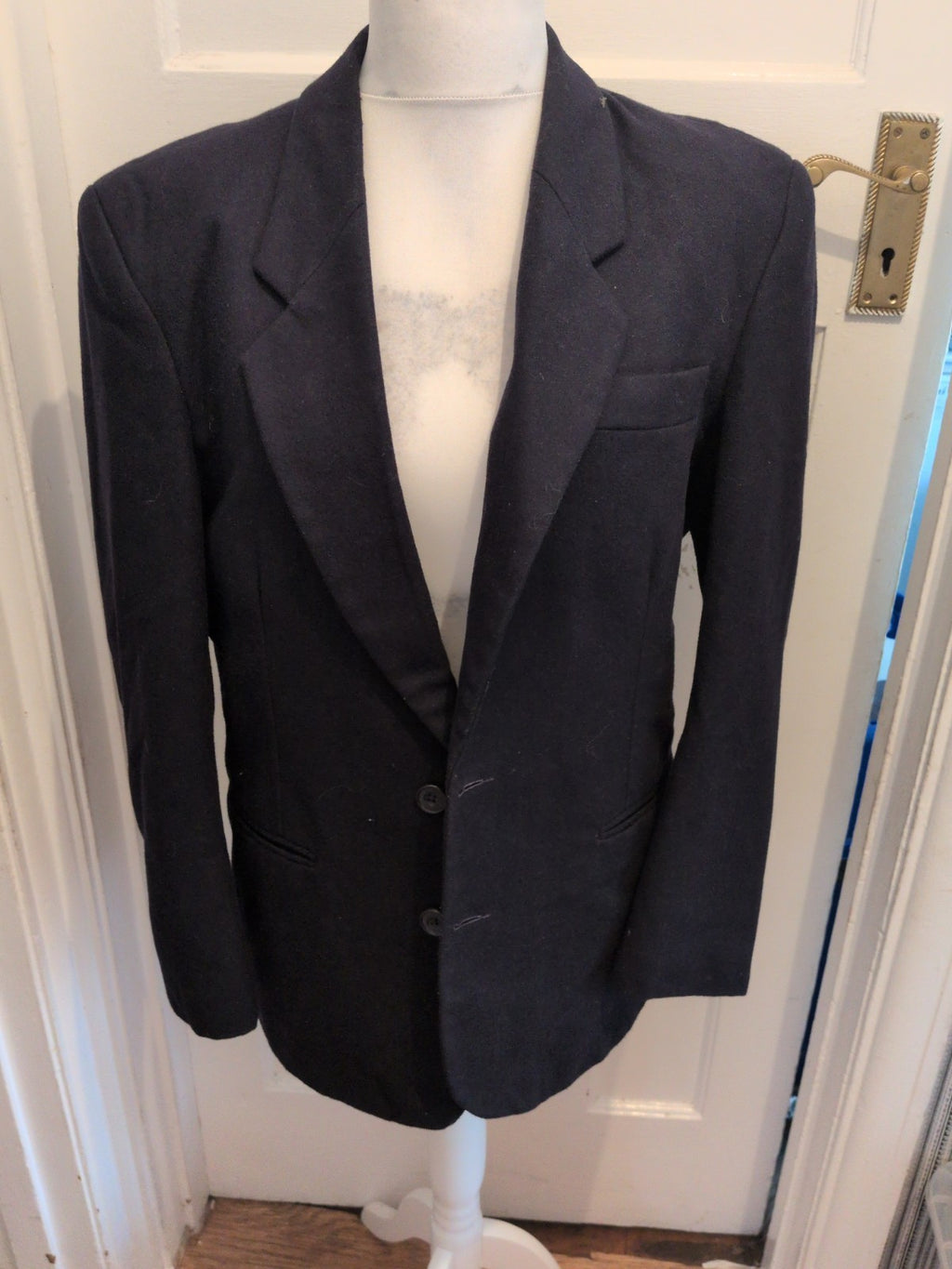 Privilege Medium Navy Lined Padded Blazer
