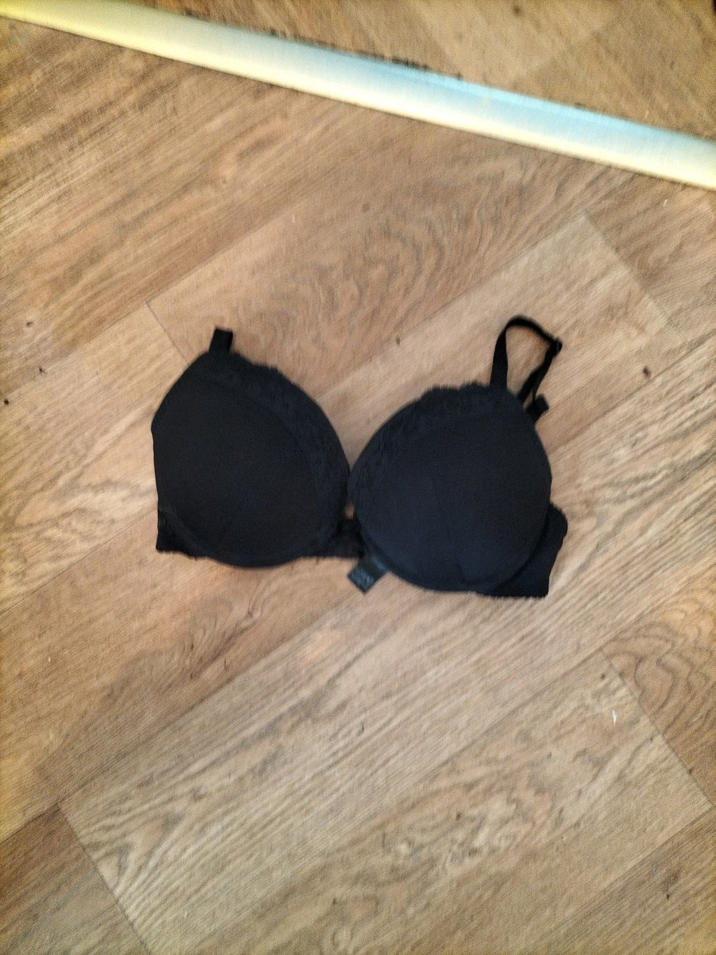 M+S 34D Black Padded And Wired Bra
