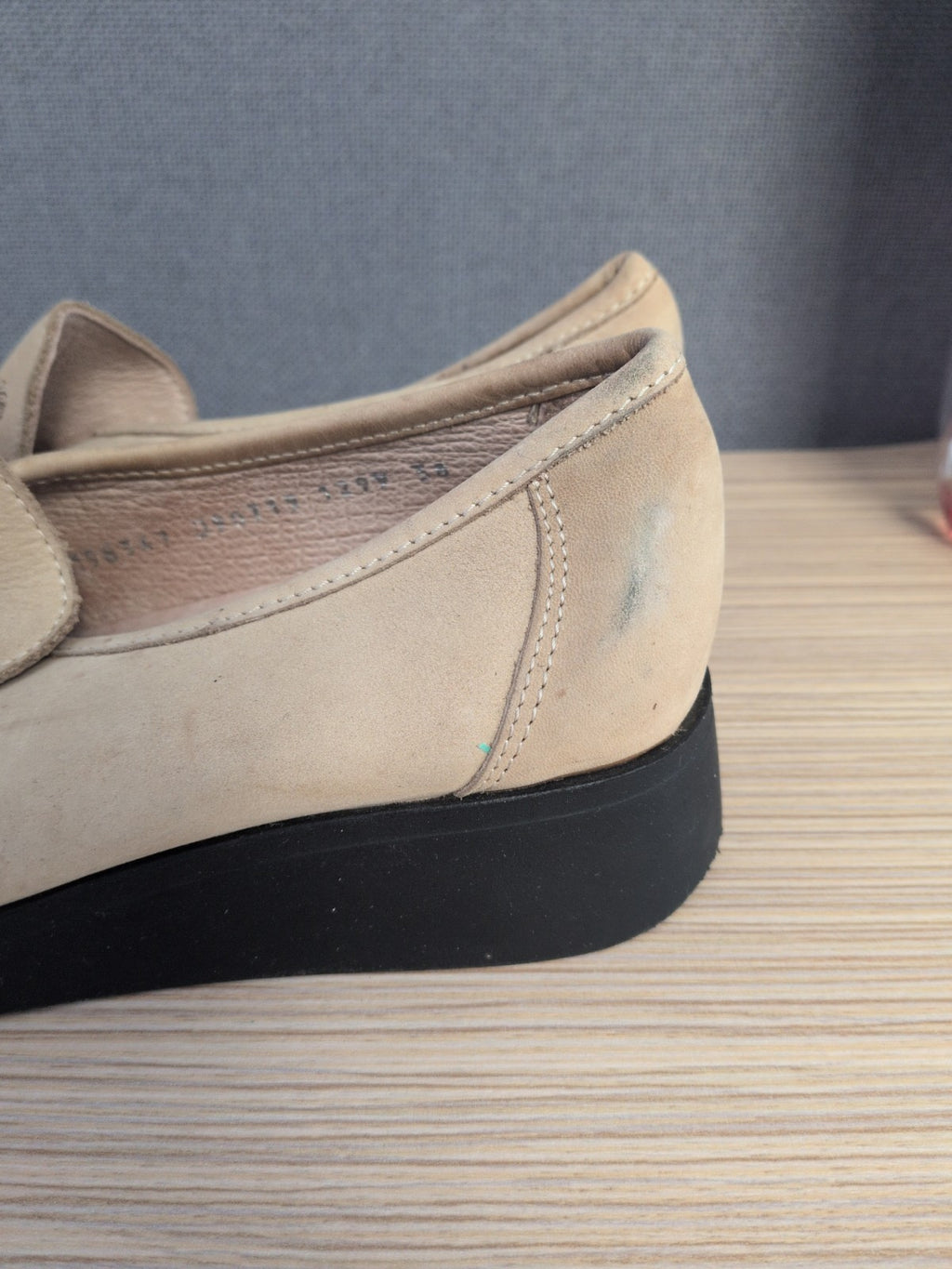 Ladies Next Flexi UK 5 Beige Casual Close Toe Shoes
