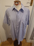 Mens Casual Club Size XL Lilac Soft Touch Short Sleeved Shirt