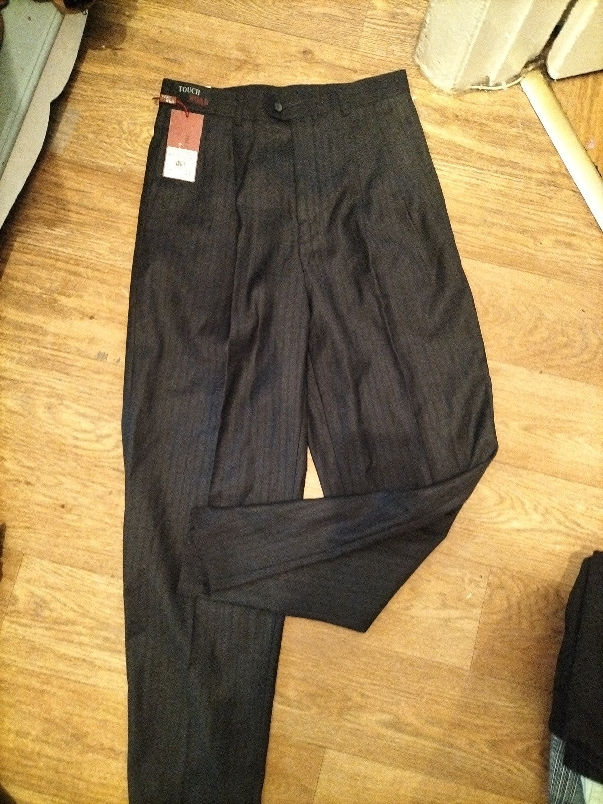 Brand New Mens Touch Road Size 29x30 Black Trousers
