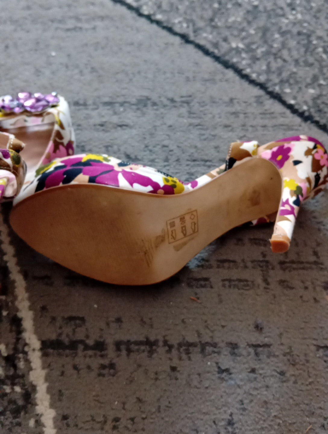Ladies Floral Sling Back UNTOLD size 38 FREE DELIVERY