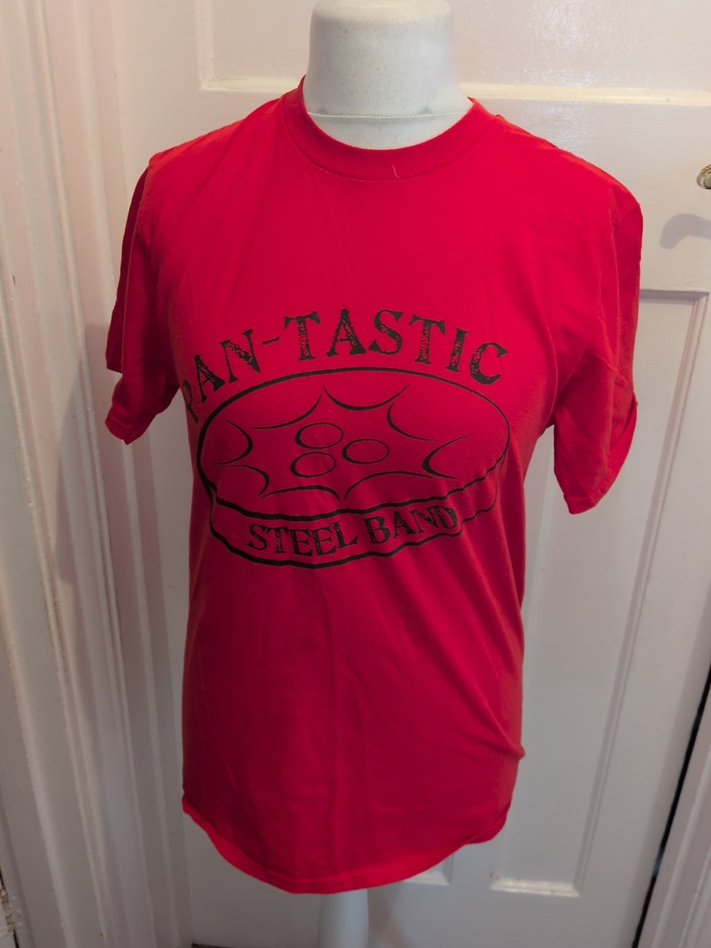 Gildan Medium Red Print Steel Band T-shirt