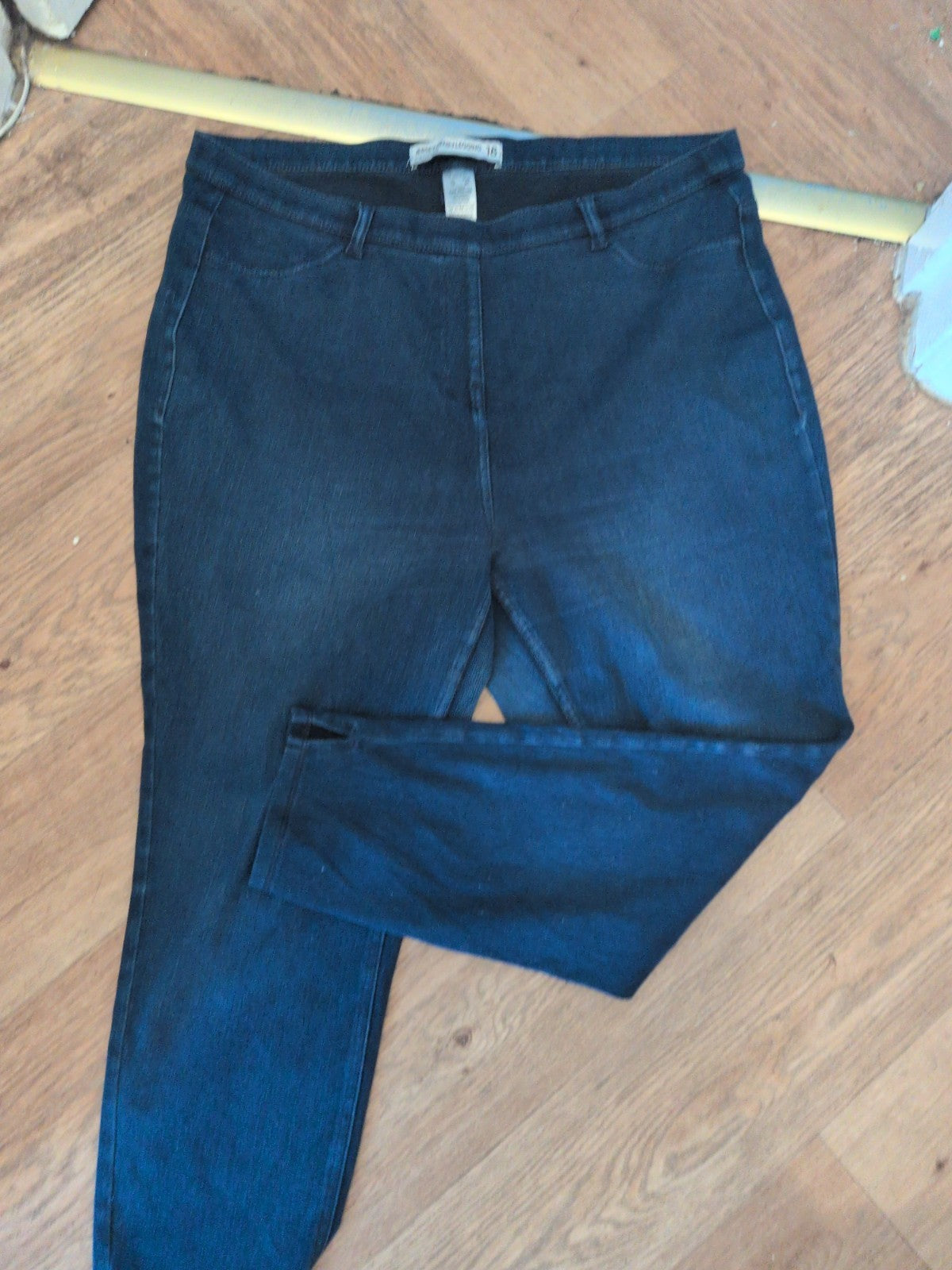 Ladies Next Size 18 Jersey Cropped Denim Jegging