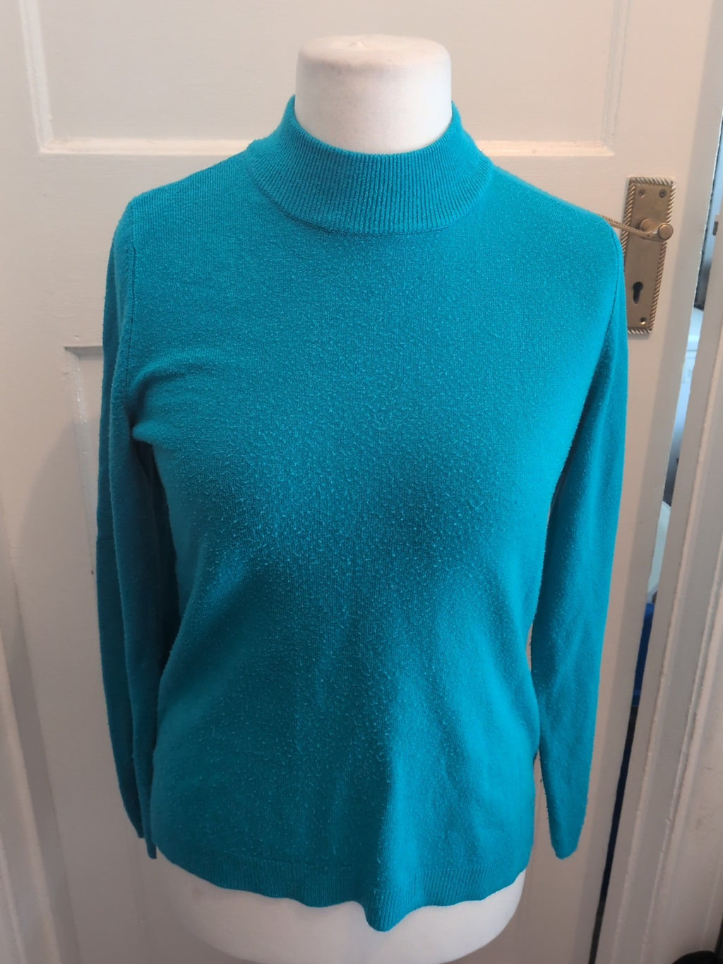 Papaya 14 Turquoise Long Sleeved Jumper Bobbling