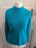 Papaya 14 Turquoise Long Sleeved Jumper Bobbling