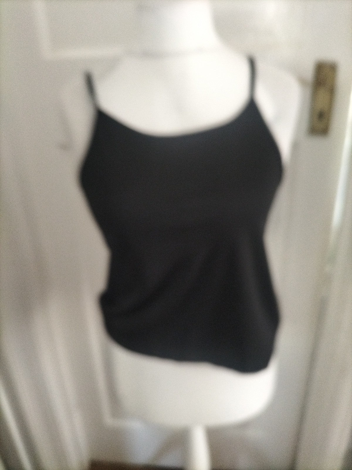 Ladies Lipsy Size 10 Black Sleeveless Cami