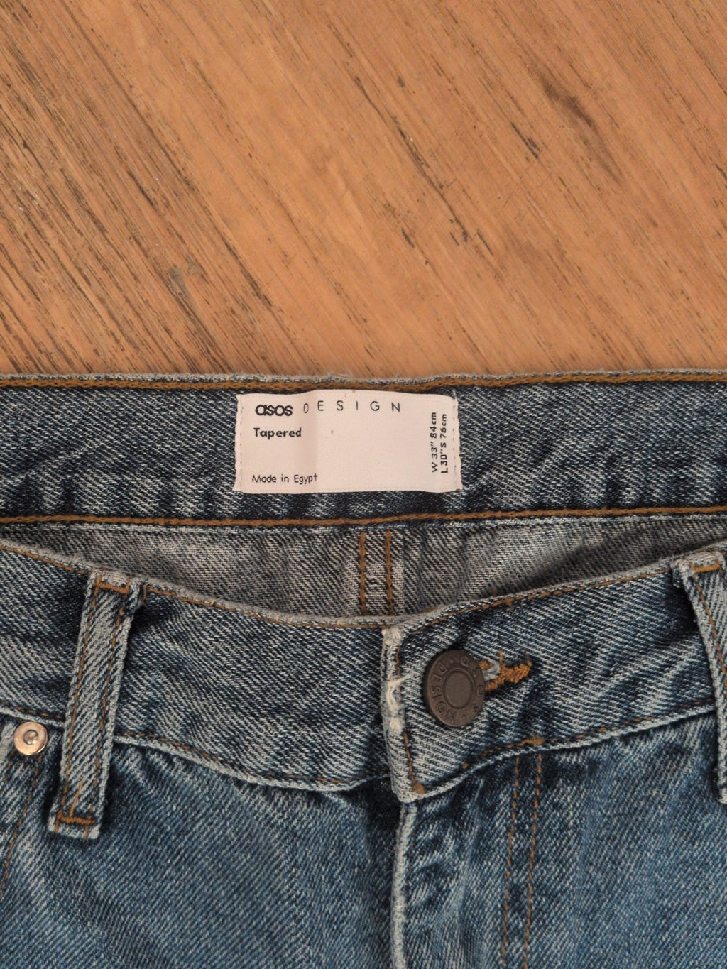 Ladies ASOS Size 33/30 Tapered Jeans