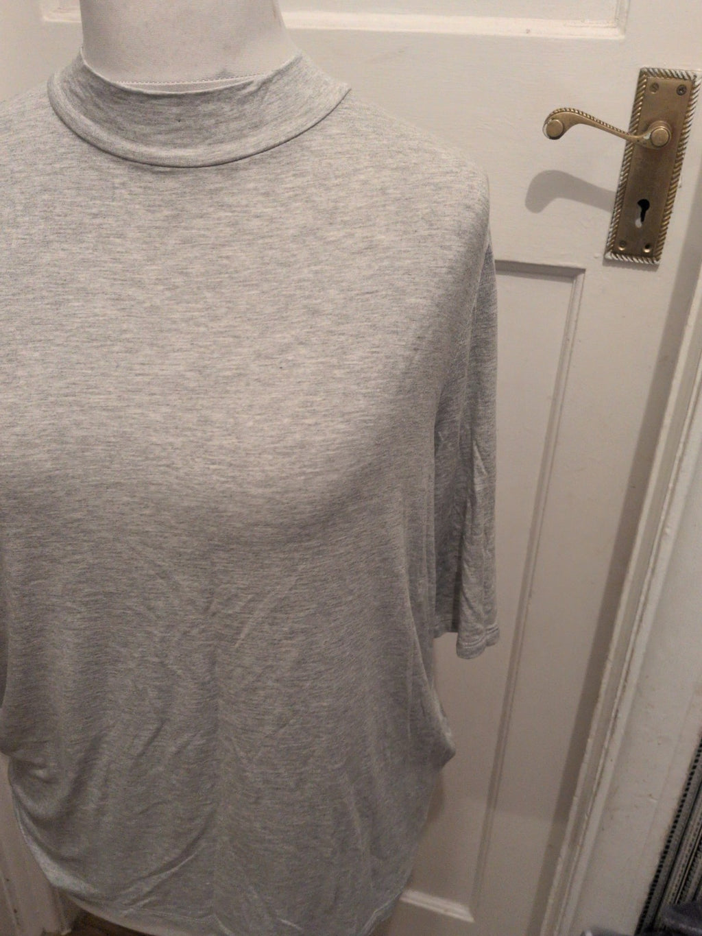 Ladies Papaya 20 Grey Plain Short Sleeve T-shirt