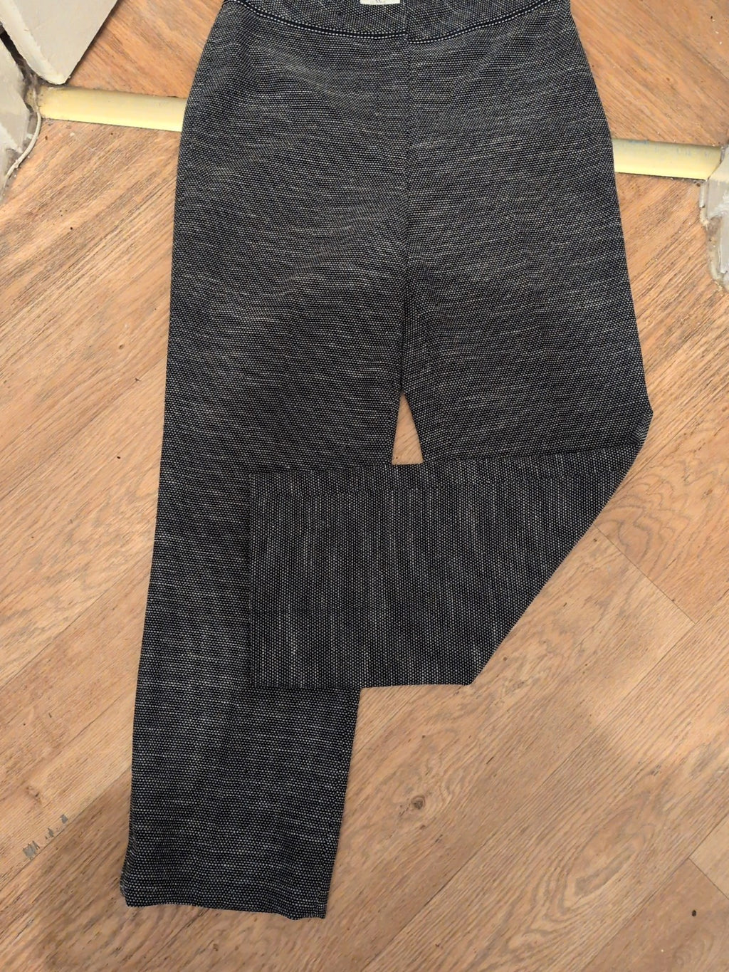CC 10 Black And White Straight Leg Trousers