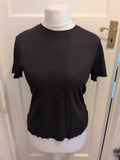F&F Large Sports Gym Top Short Sleeve T-shirt Grey