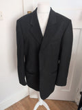 Debenhams 44 Long Black Cashmere Blend Jacket