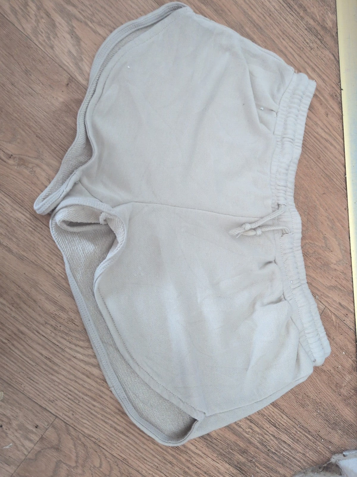 Primark Small 10-12 Stone Beige Hot Pants