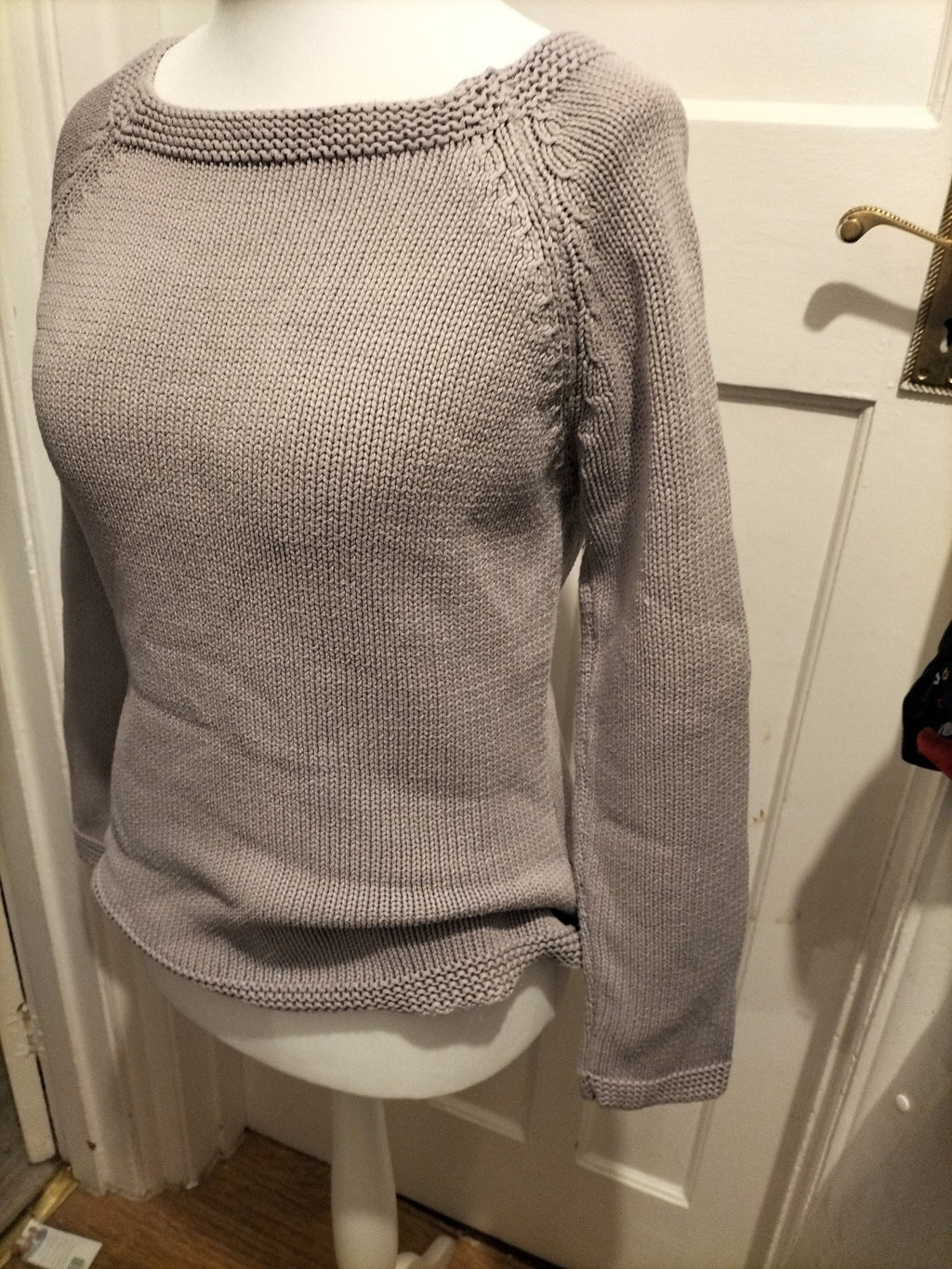 Ladies La Redoute Size 14-16 Very Pale Purple Knit Jumper